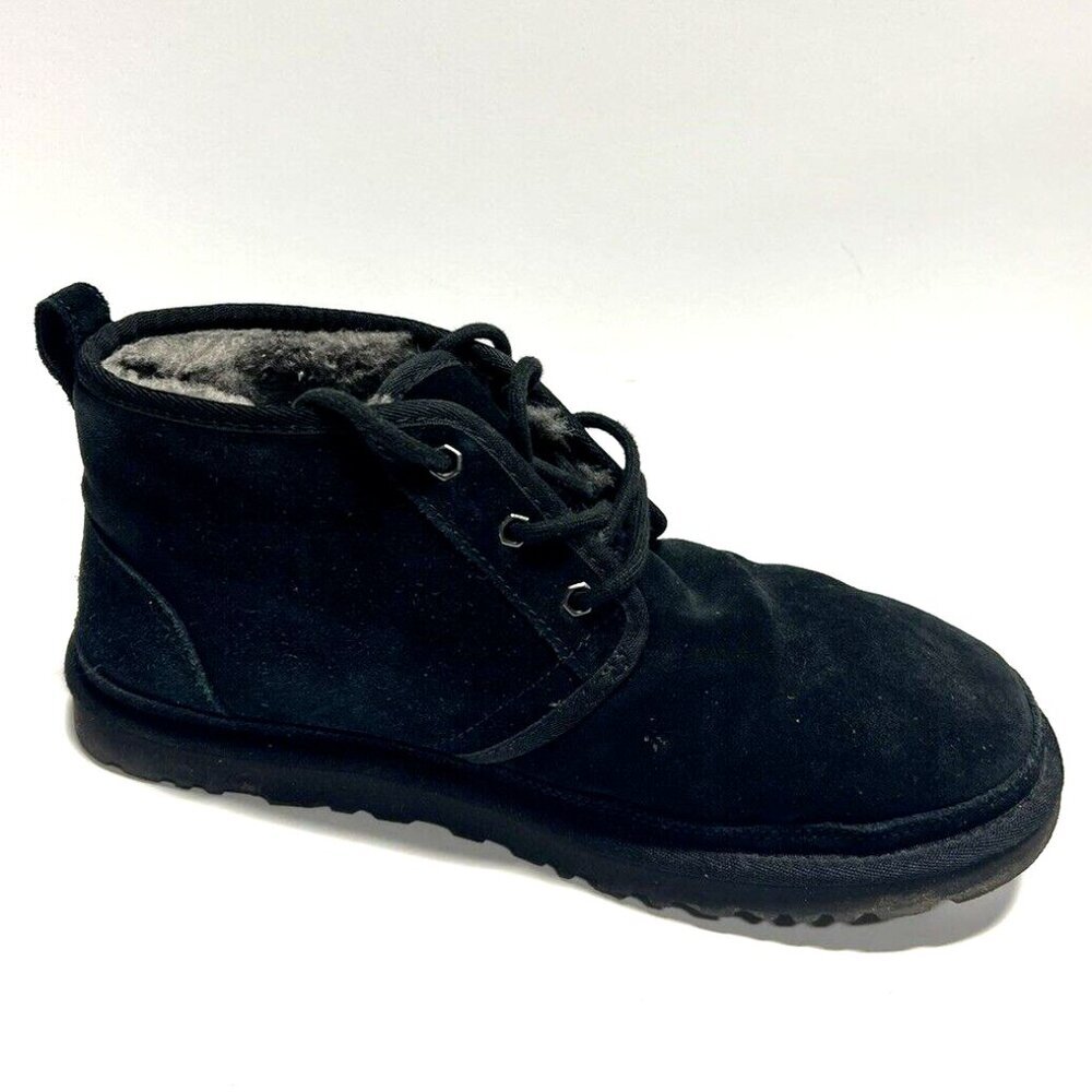 UGG Men's Neumel Boot Black Suede, Size 11 M